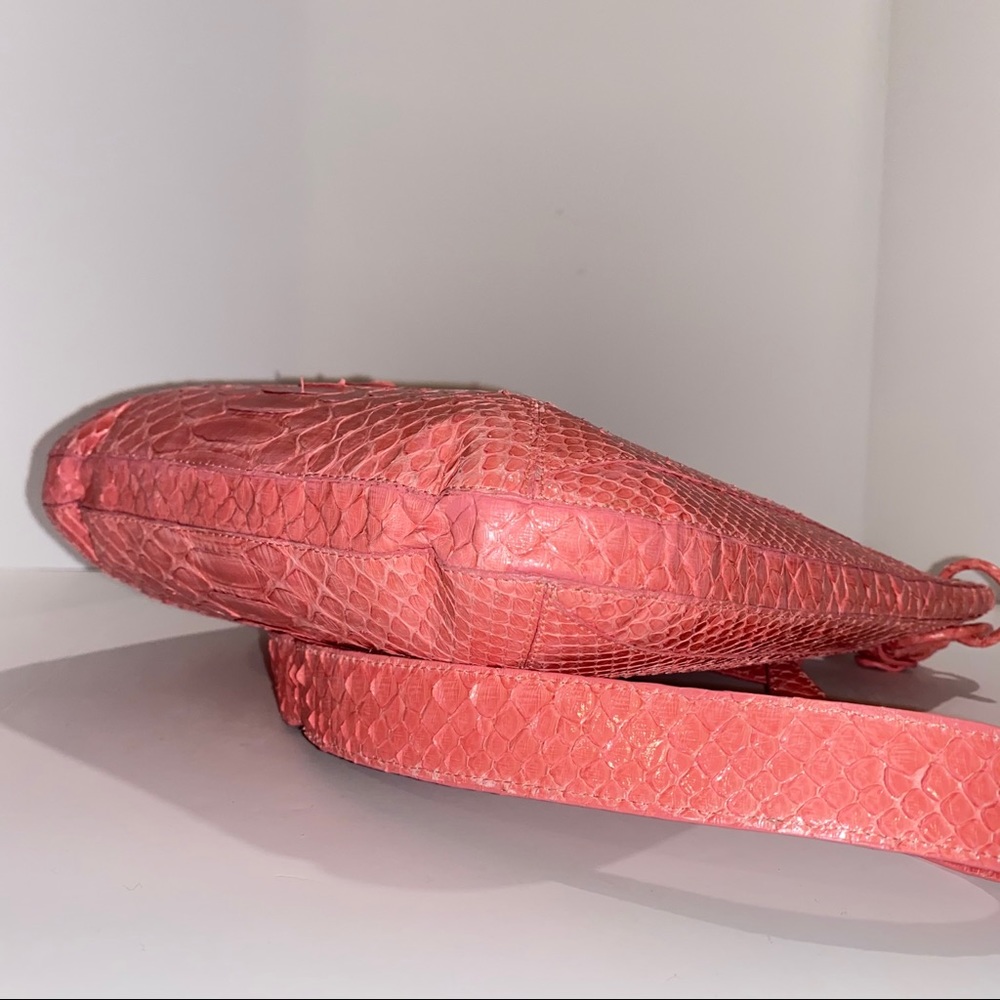 Nancy Gonzalez Python Leather Shoulder Bag $2295 - image 4